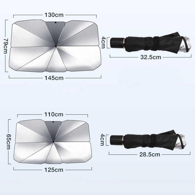 Parasol plegable de coche universal