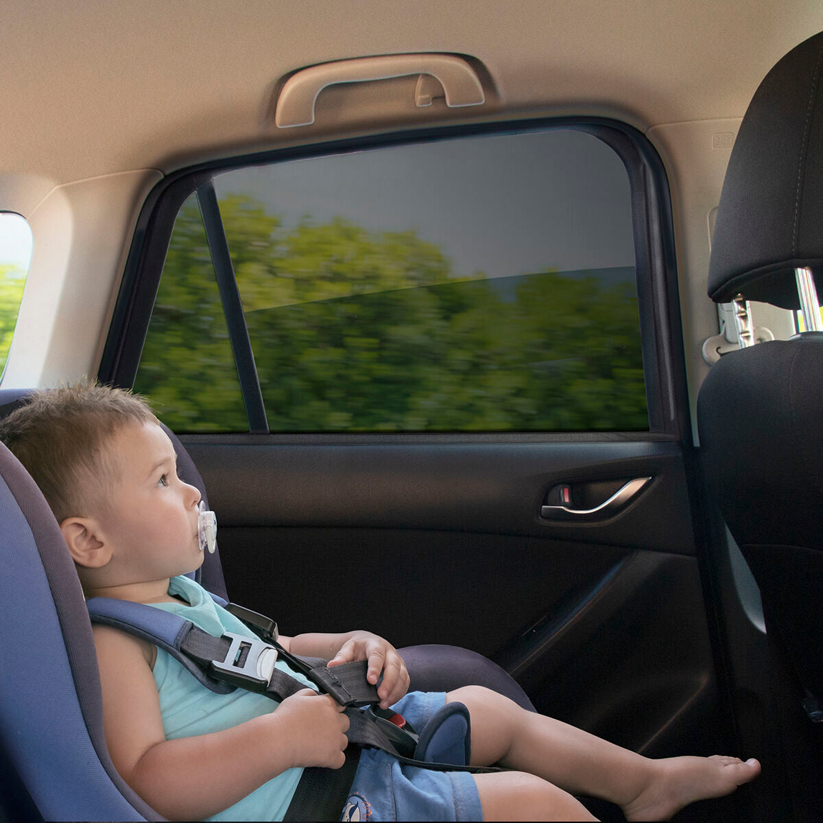 Malla Parasol para Traseras Coche UVlock Pack de 2 ud