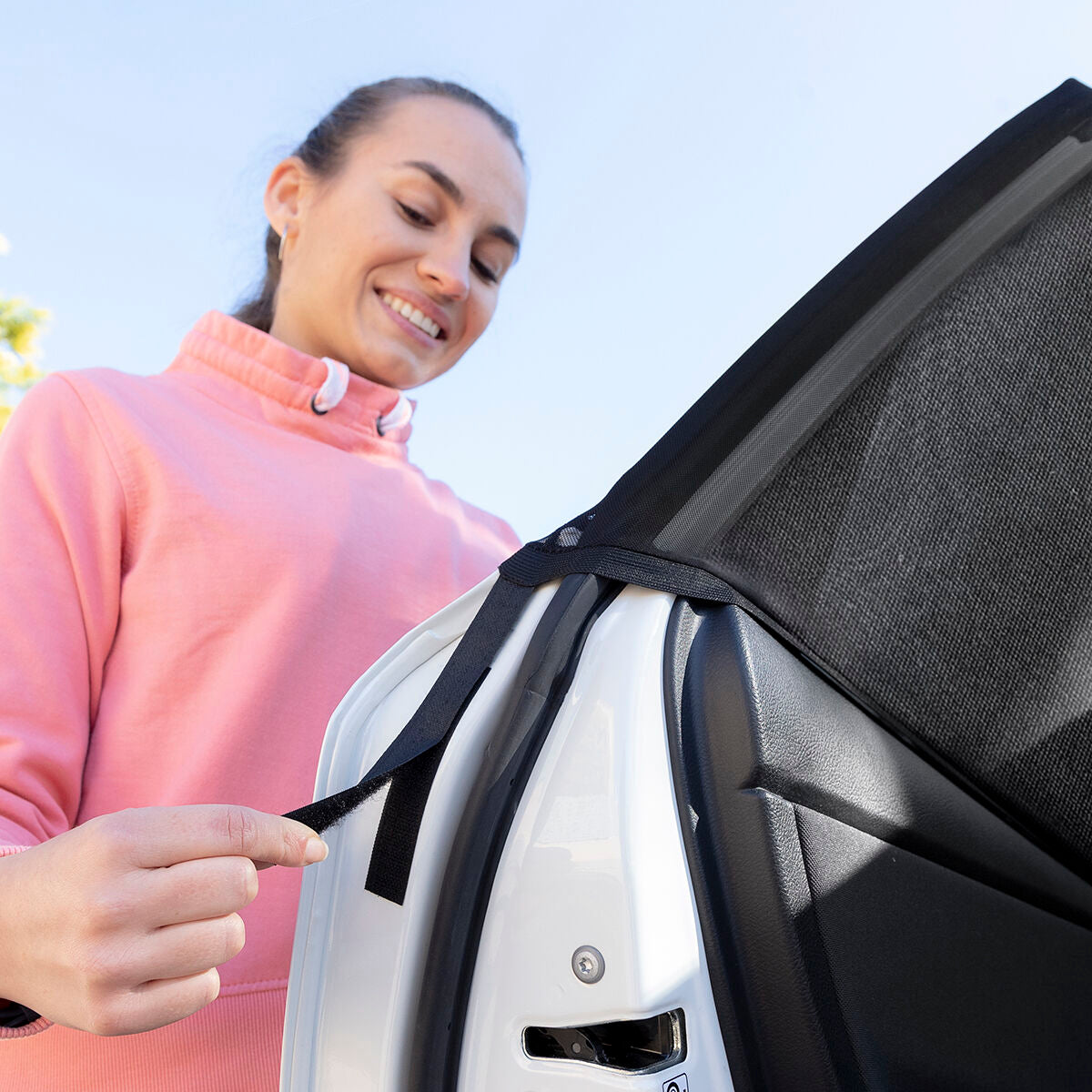 Malla Parasol para Traseras Coche UVlock Pack de 2 ud